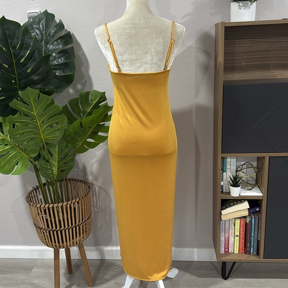 Something Navy bodycon midi sheen dress - Picture 2 of 9